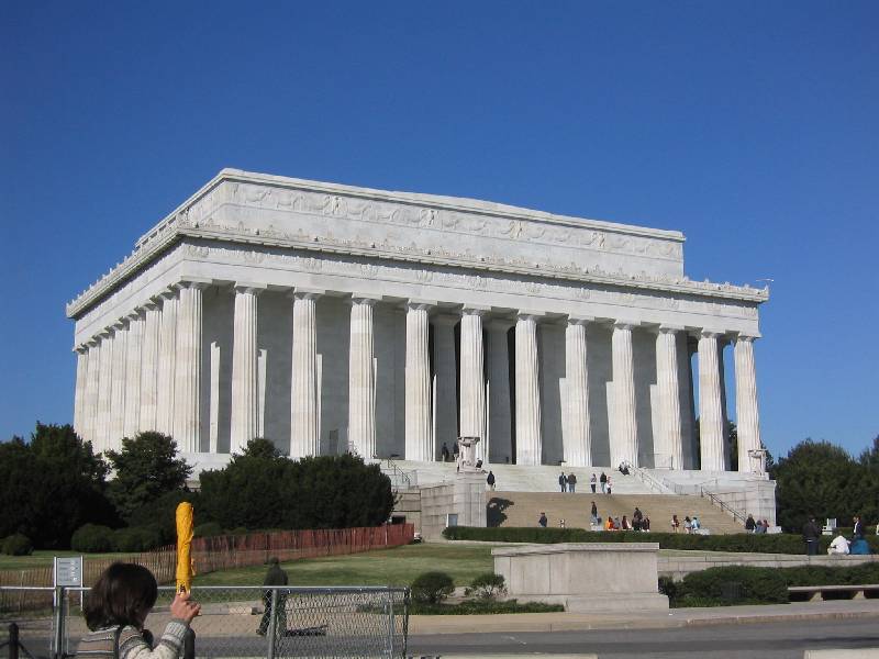 37 Lincoln mem. Washington